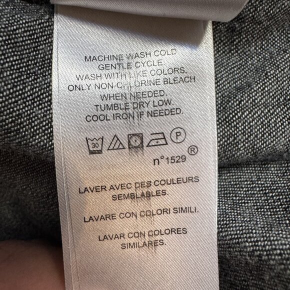 Charcoal grey and black button up shirt by Ralph Lauren. size small. - Picture 5 of 5